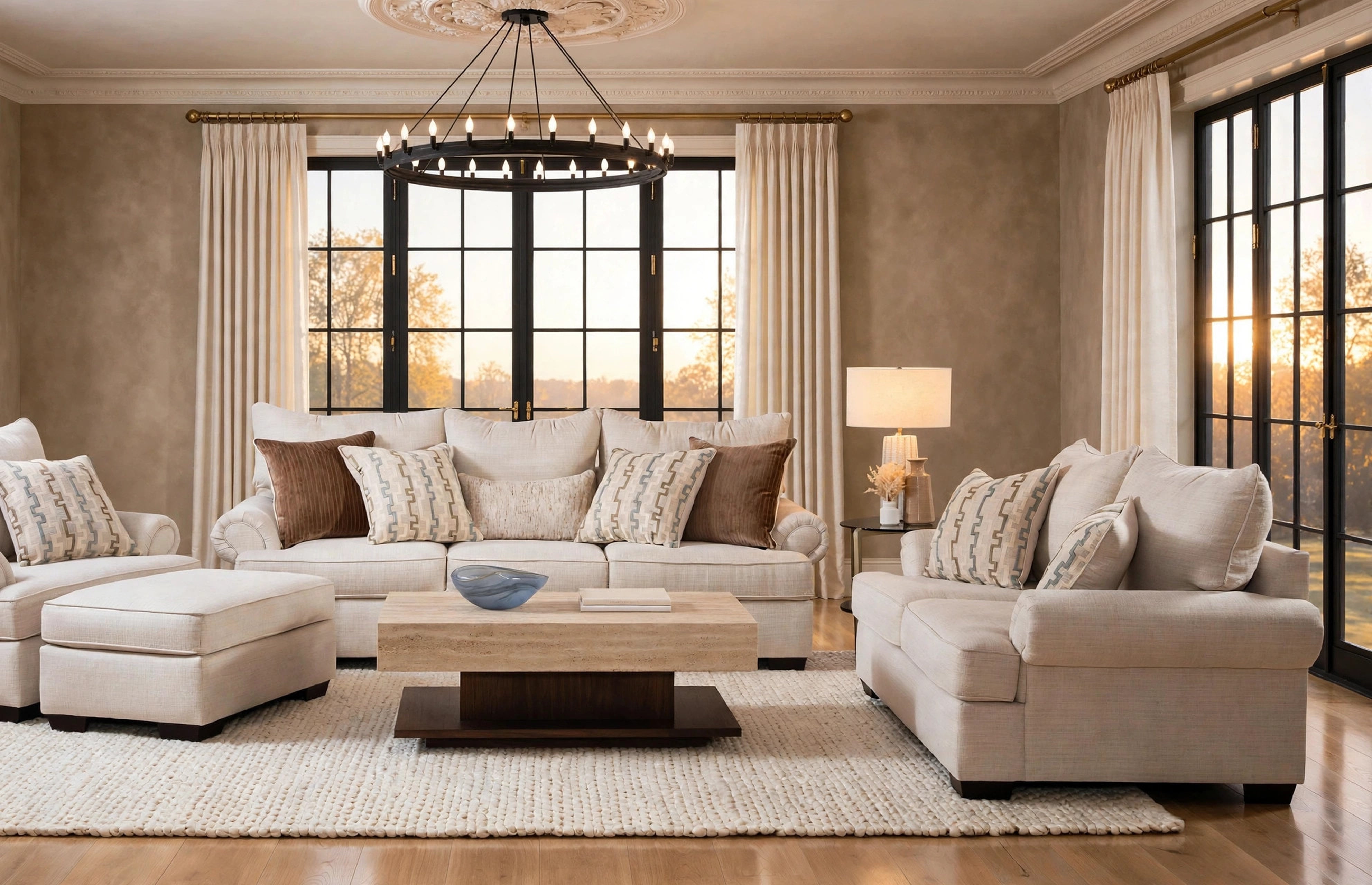 Behold Chalk Oversized Sofa & Loveseat Set, view 4