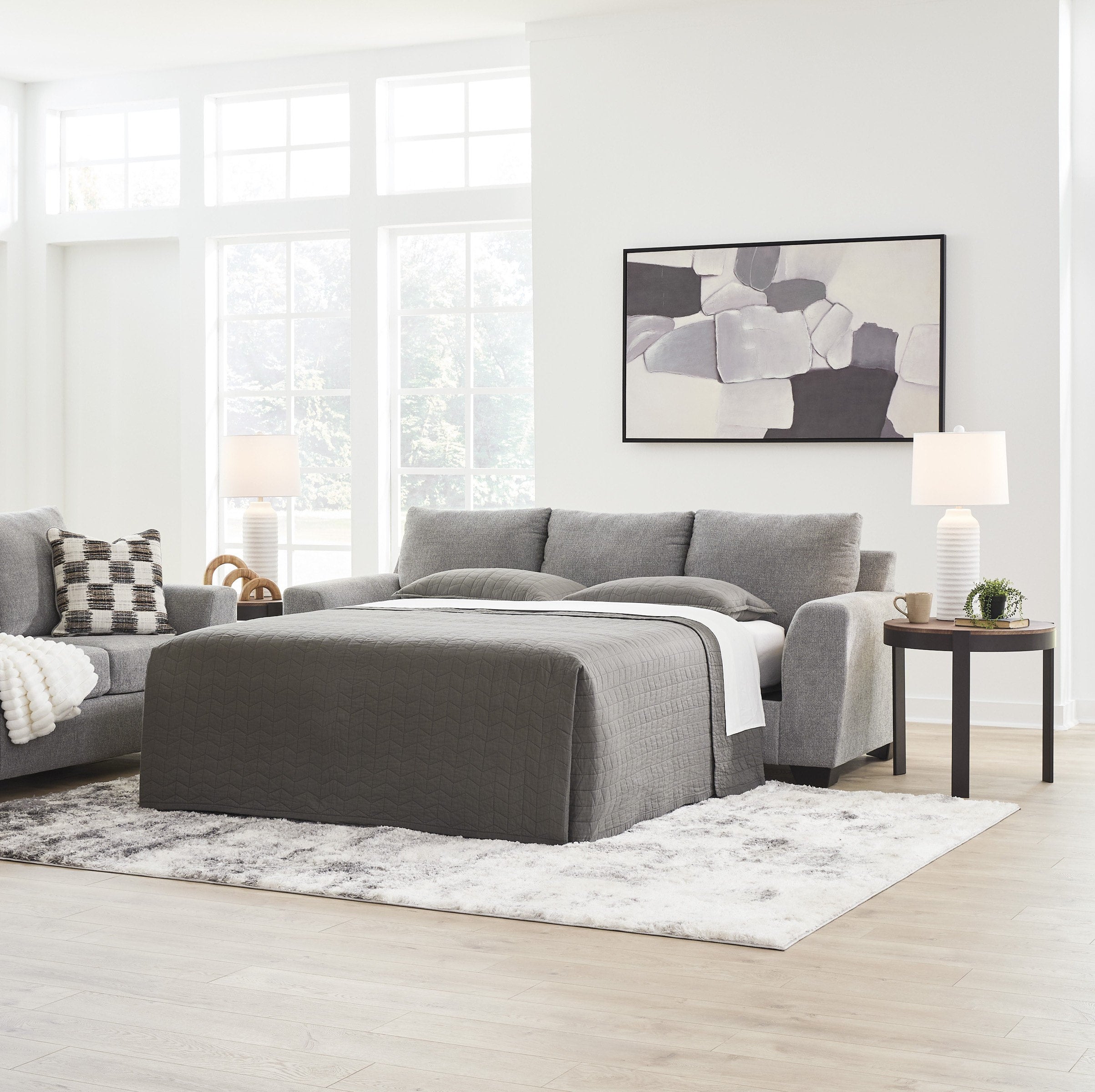Ashley Flint Queen Sleeper Sofa, view 2