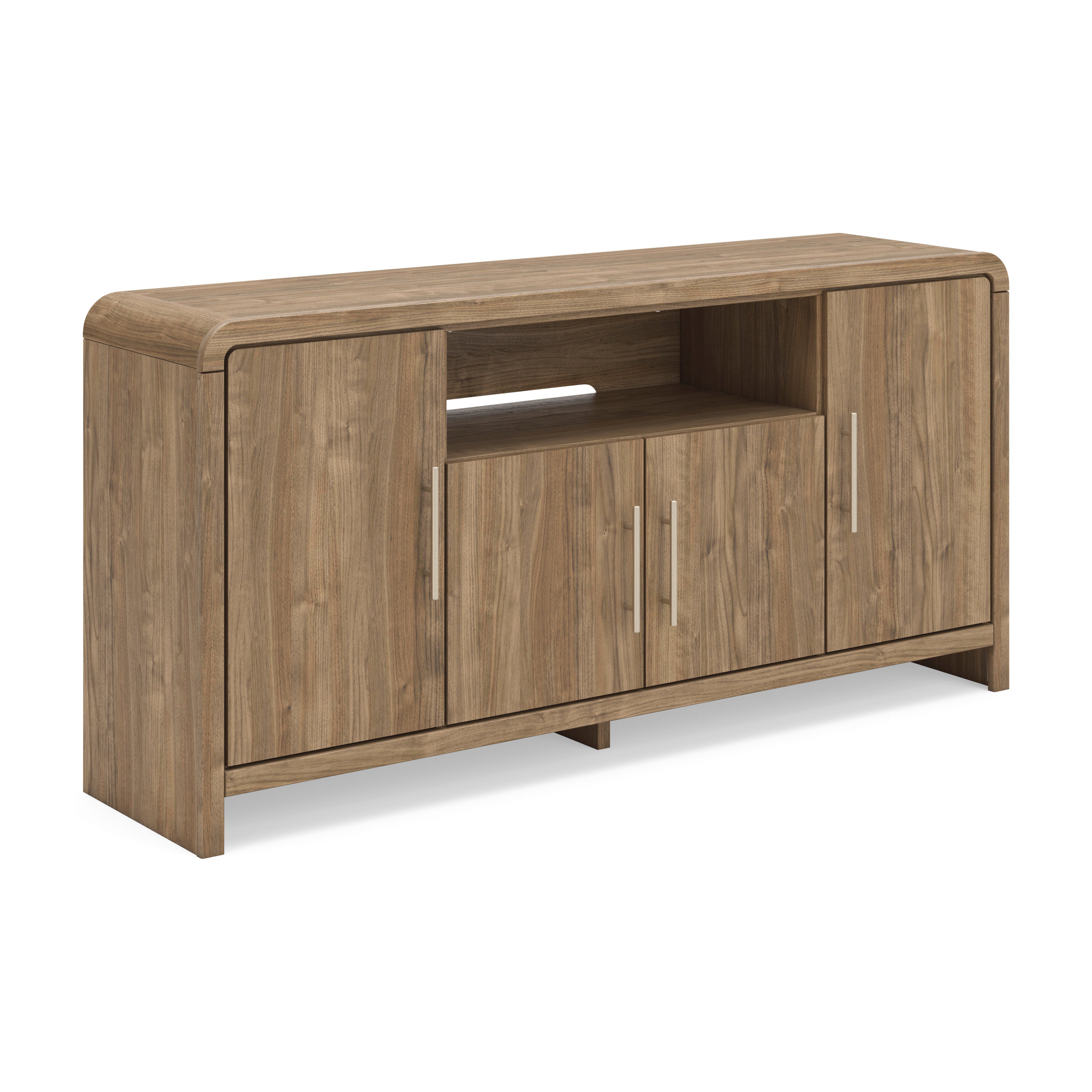 Ashley Brown Walnut-Look 62" TV Stand, view 2