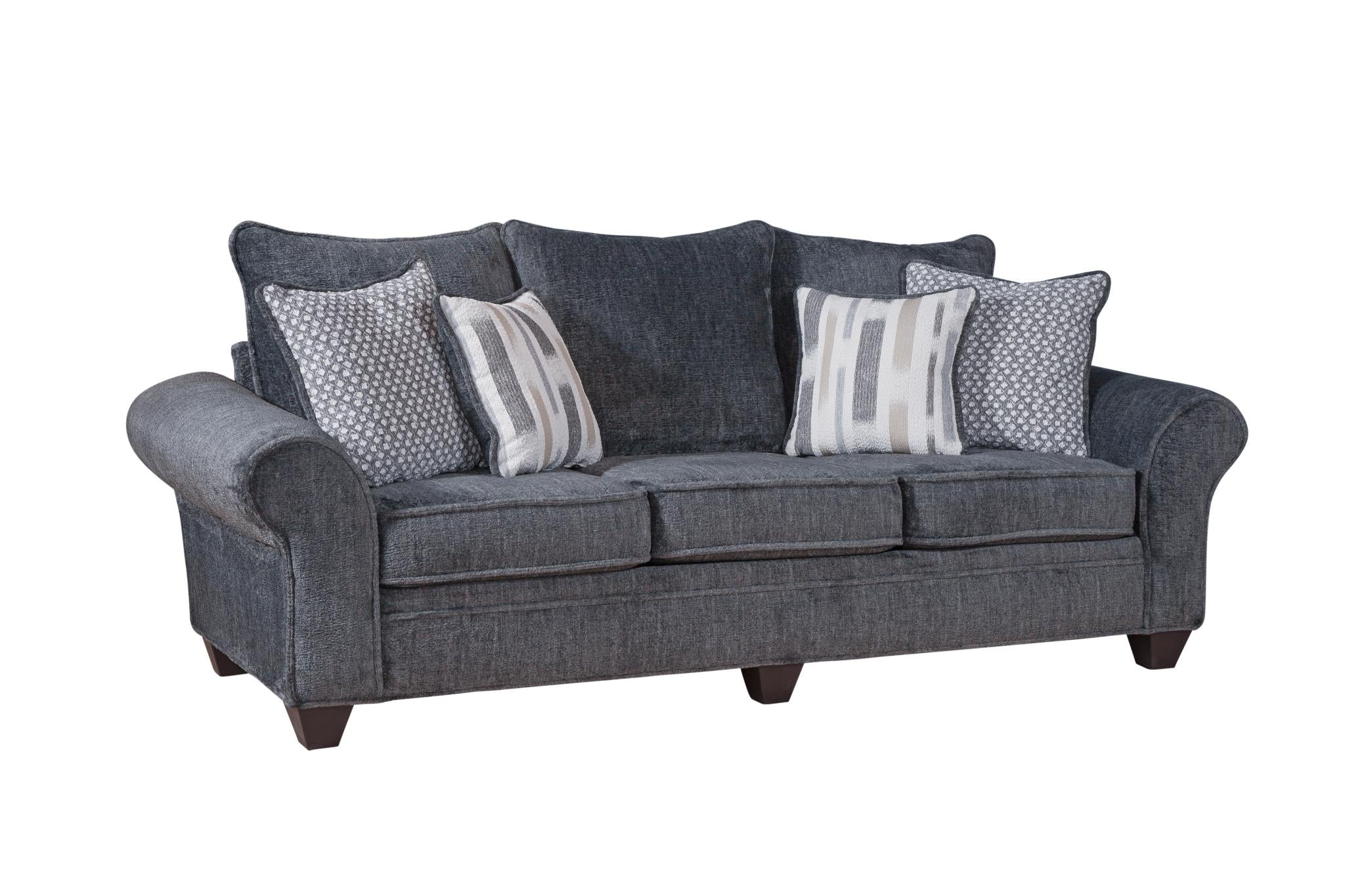 Behold Charcoal Oversized Sofa & Loveseat Set