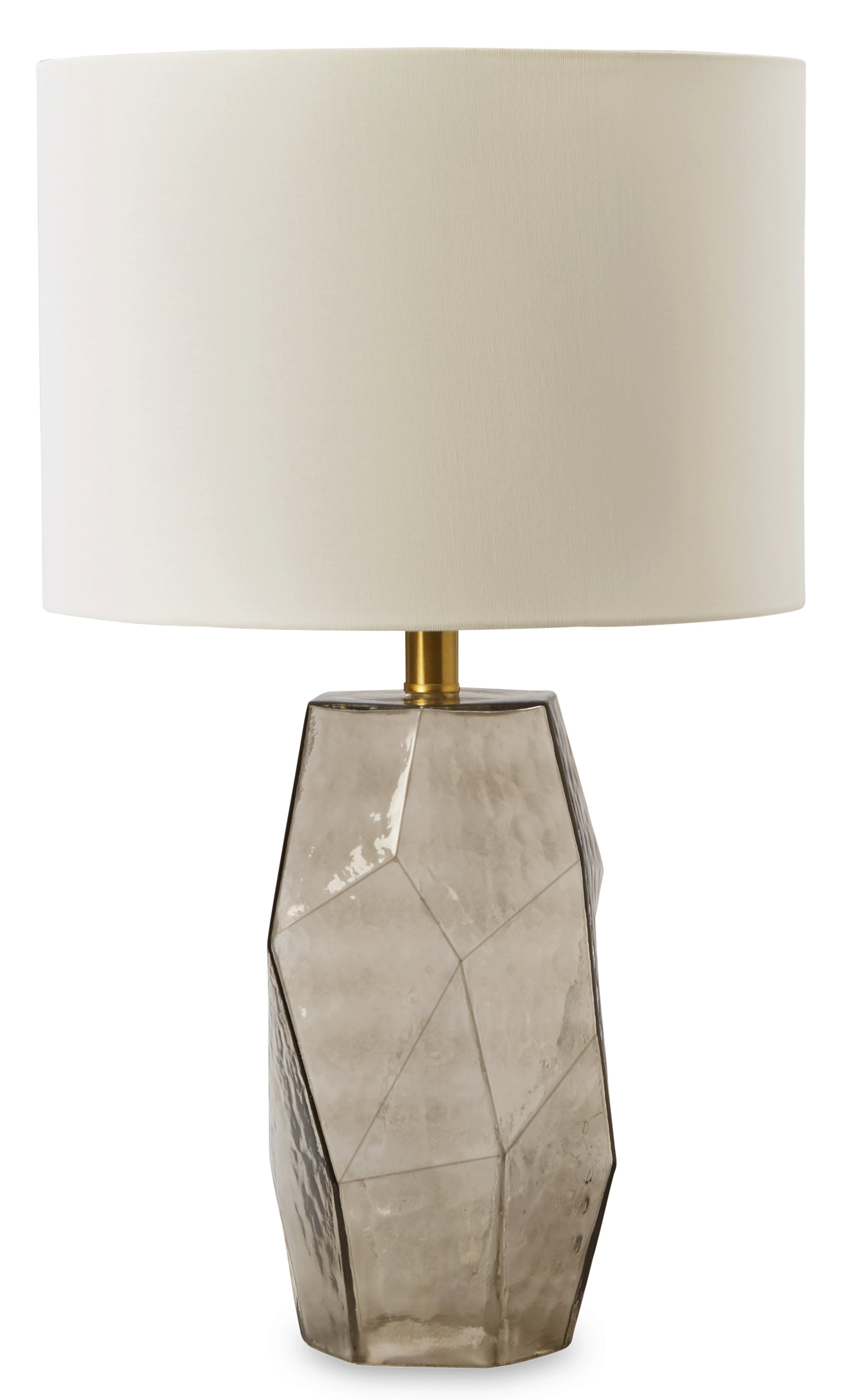 Ashley Gray Glass Table Lamp, view 3