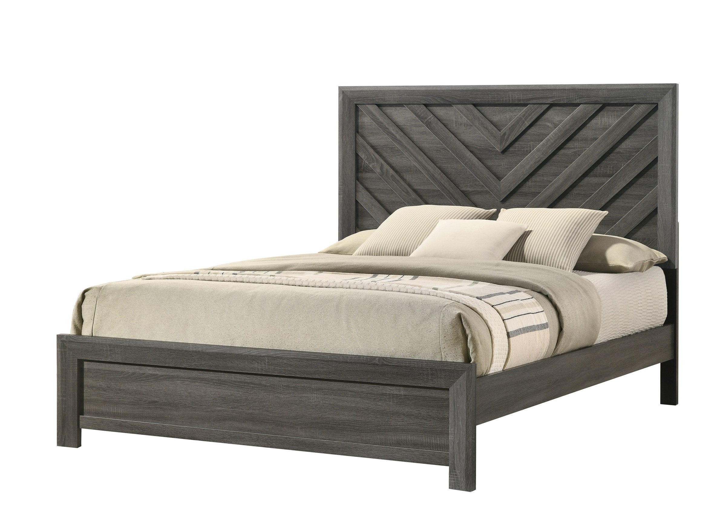 Valor Gray Bedroom Set, bed frame