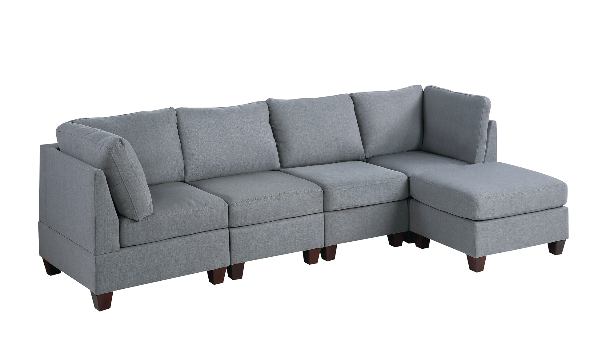 5PC GRAY MODULAR SET