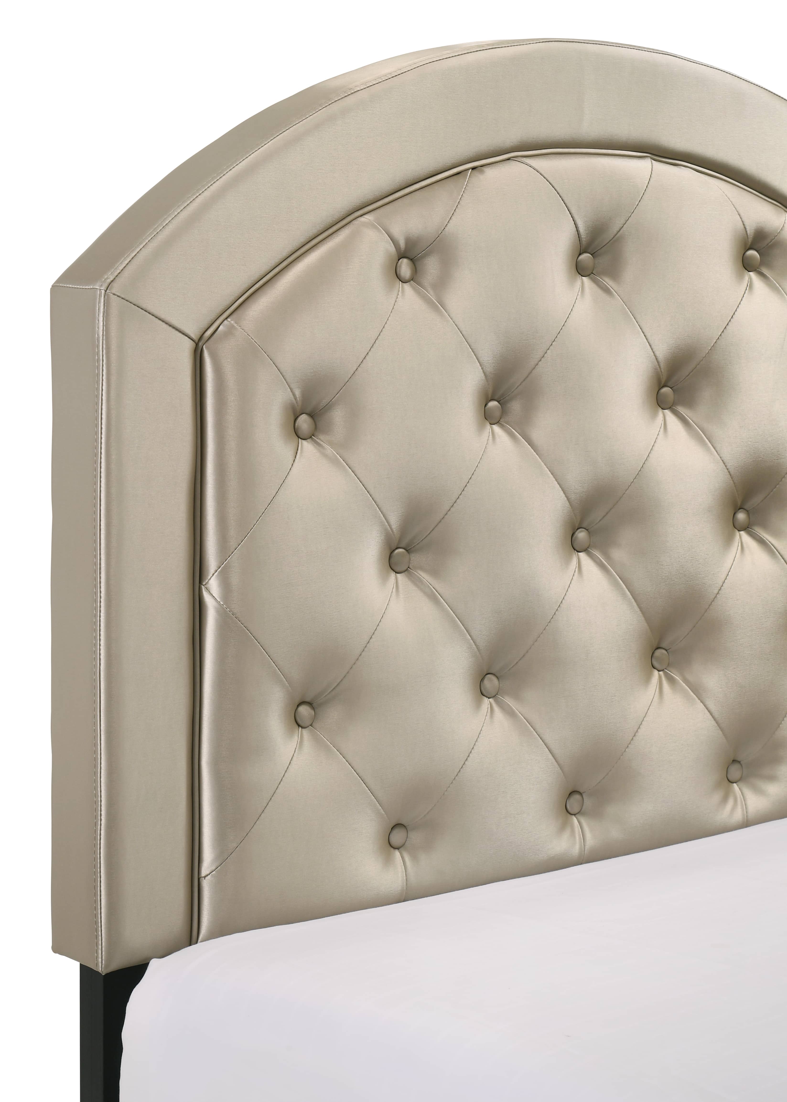 GABY ADJUSTABLE TWIN PLATFORM BED IN GOLD