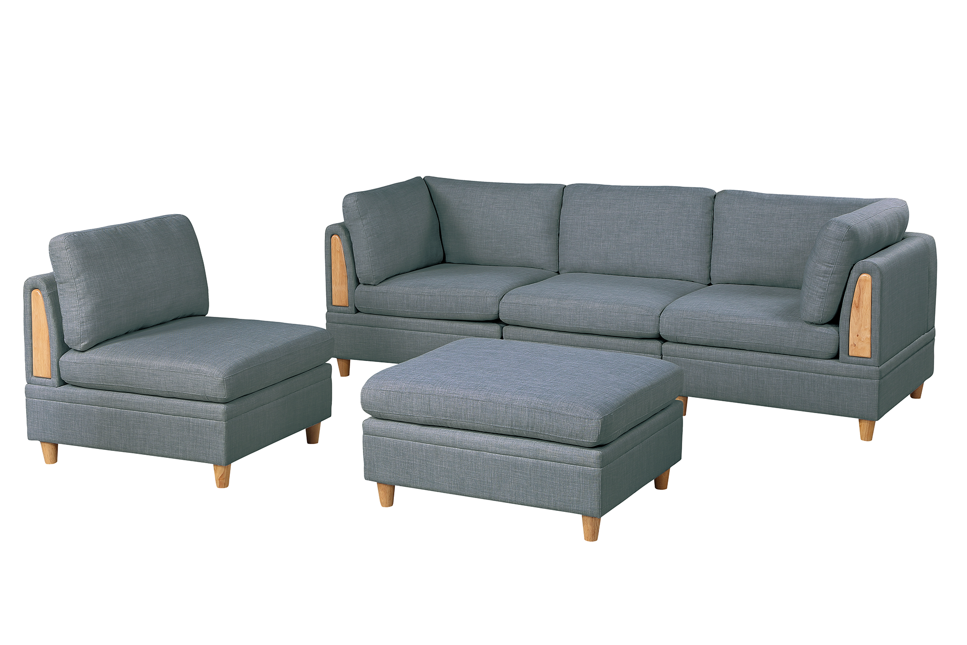 5PC STEEL MODULAR SET