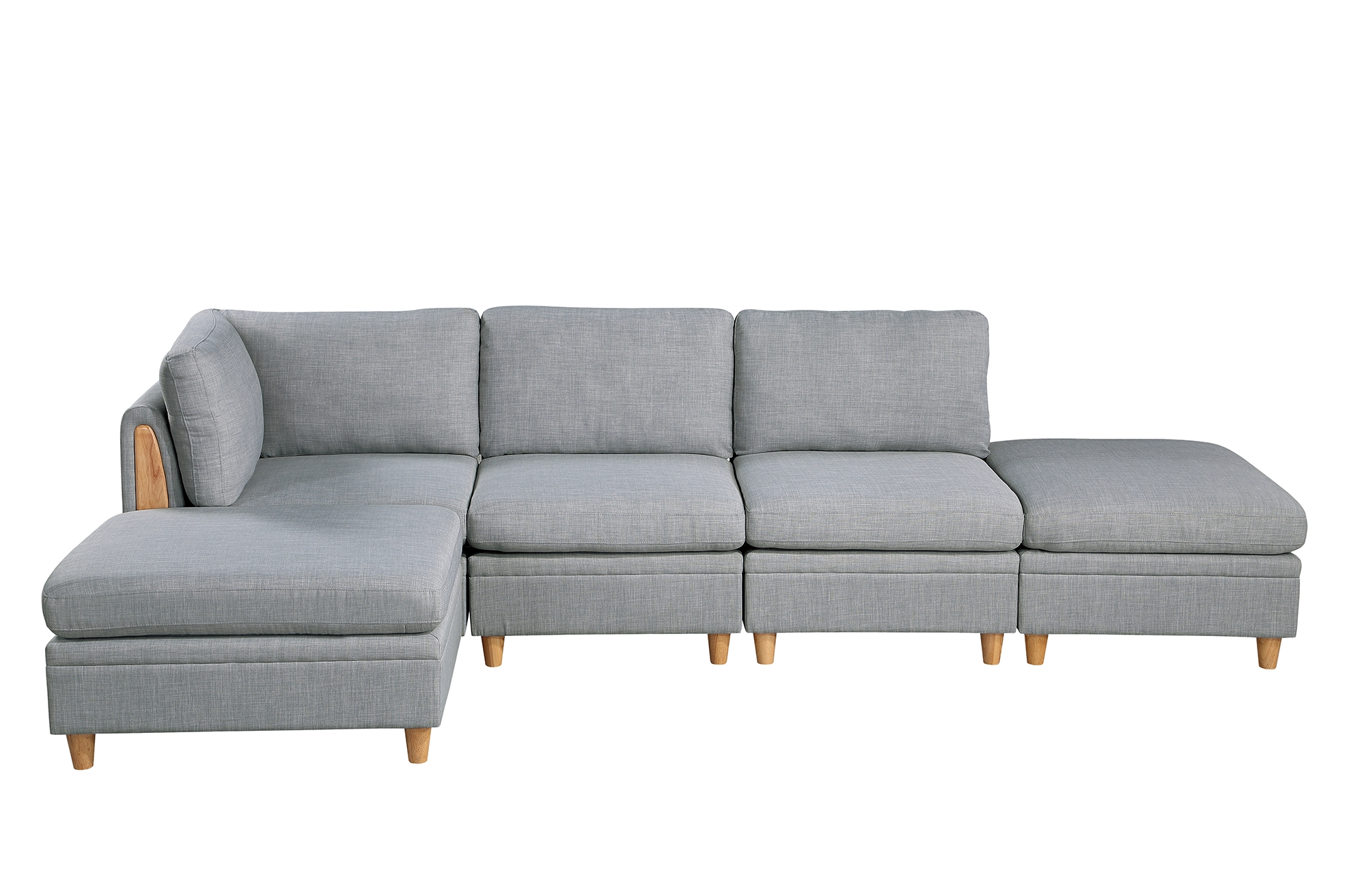 5PC Gray MODULAR SET