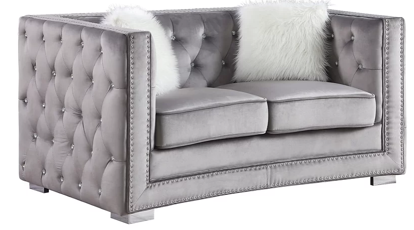 PARIS II (GREY) SOFA & LOVESEAT