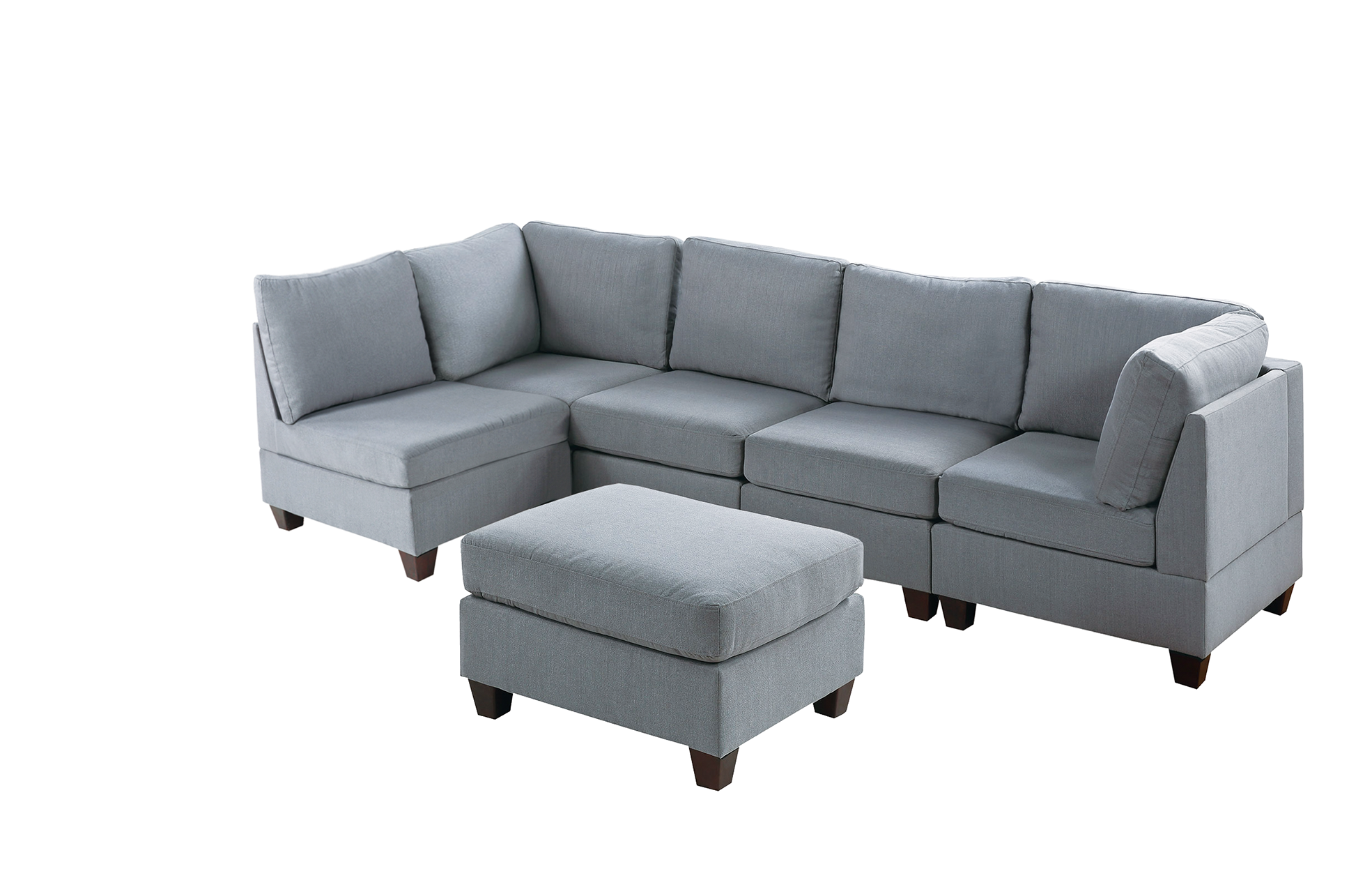 6PC Gray MODULAR SET