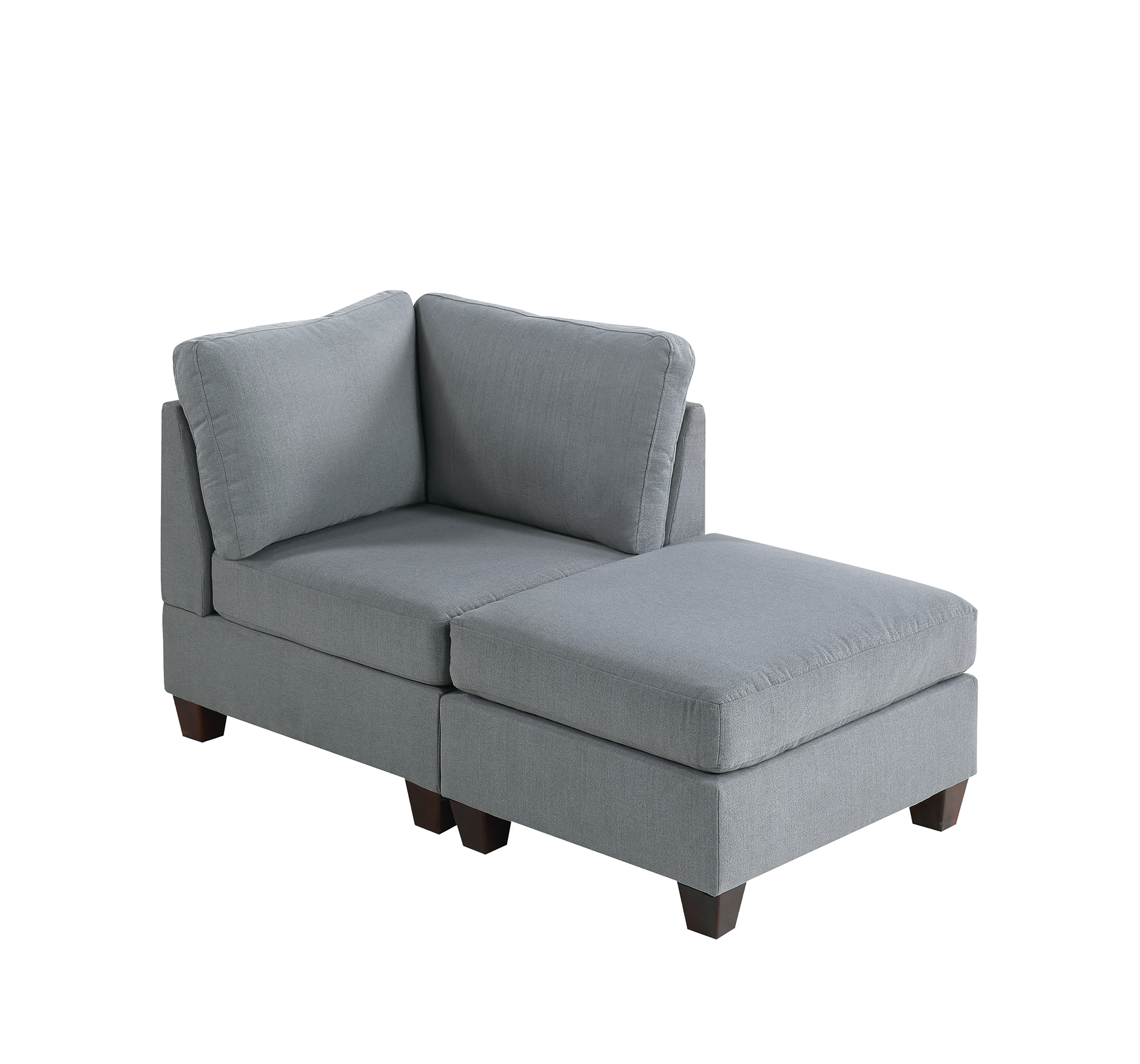 2PC Gray MODULAR SET