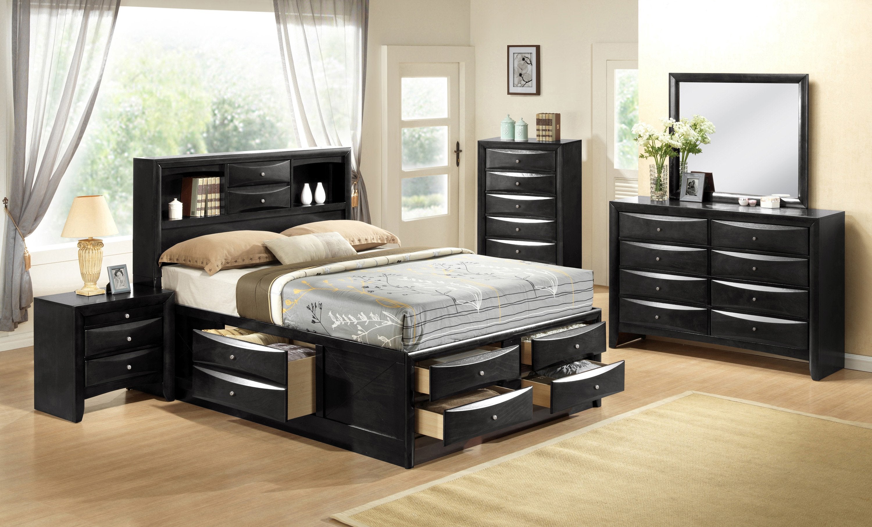 EMILY COMPLETE BEDROOM SET BY CROWNMARK AVAILABLE IN HOUSTON, DALLAS, SAN ANTONIO, & AUSTIN  SKU B4280