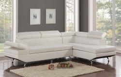 MODERNO 2 PC SECTIONAL IN WHITE BY HH AVAILABLE IN HOUSTON, DALLAS, SAN ANTONIO, & AUSTIN  SKU MODERNO WHITE